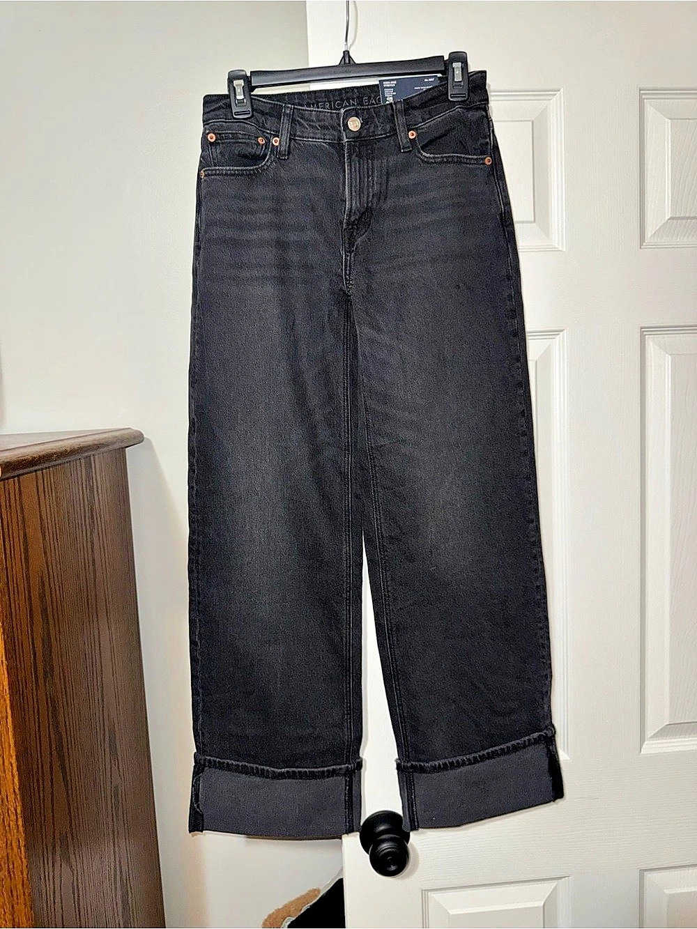 American Eagle High-Rise Stretch Stovepipe Jeans